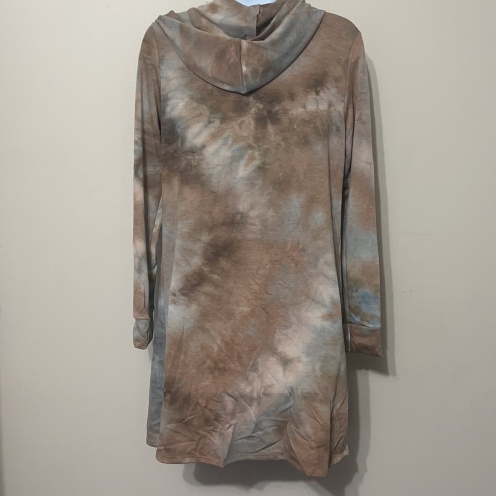 TIE-DYE Hoodie Dress Size M - Picture 4 of 5